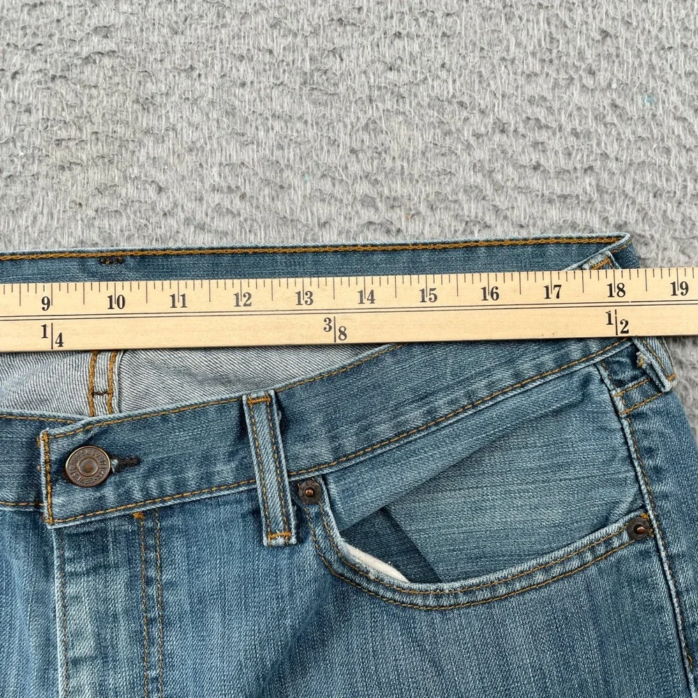 Levi's 559 Jeans Mens 36x30 Blue Relaxed Straight Leg 100% Cotton Medium Wash